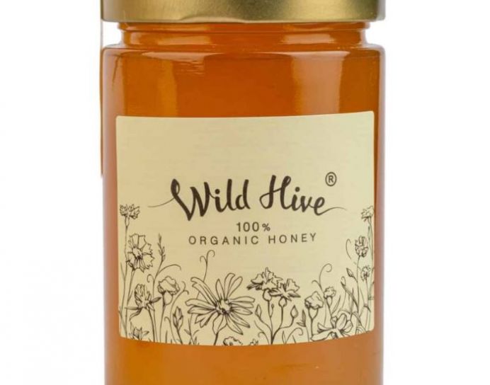 Honey "Wild Hive" 100% Certified Organic 430g without wooden box