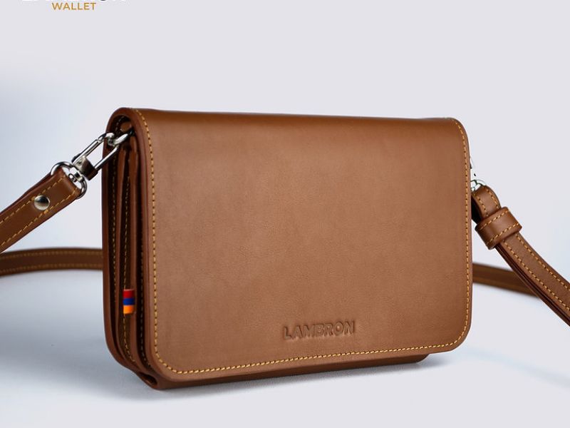 Lambron classic clutch bag