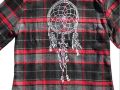 Dream Catcher Flannel Black and Red