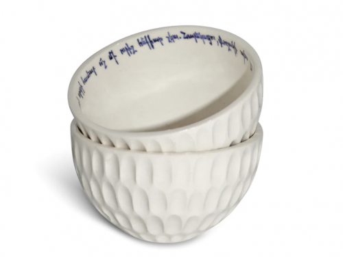Ceramic Bowl Set with Armenian Rhymes