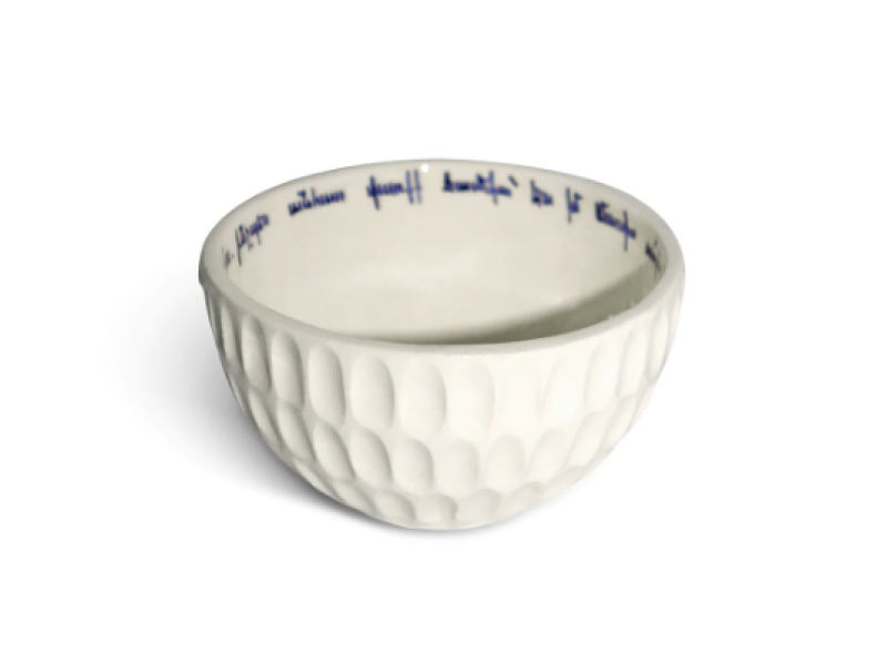 Ceramic Bowl Set with Armenian Rhymes