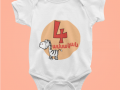 Baby Monthly Milestone Onesies