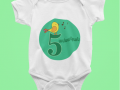 Baby Monthly Milestone Onesies