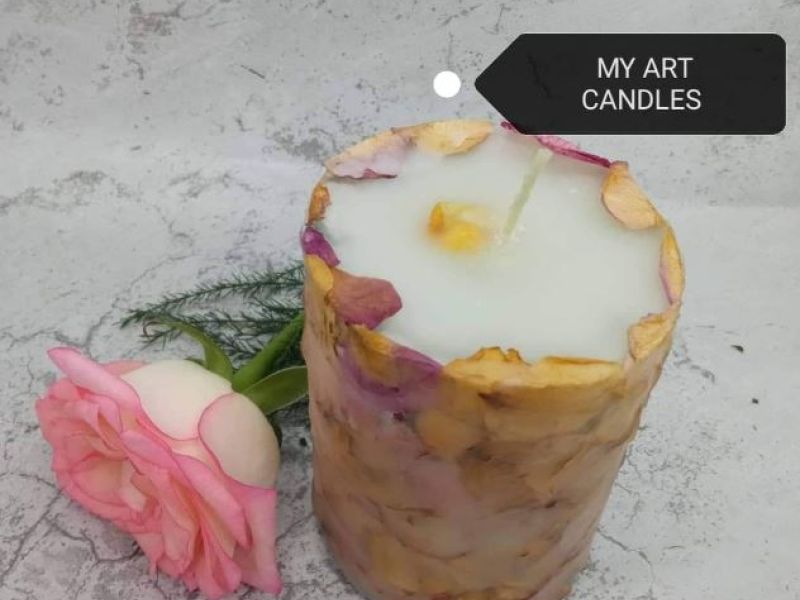 Candle "Rozy"