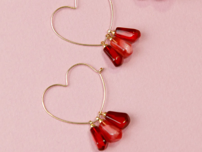 LOVE SEEDS Hoop Earrings