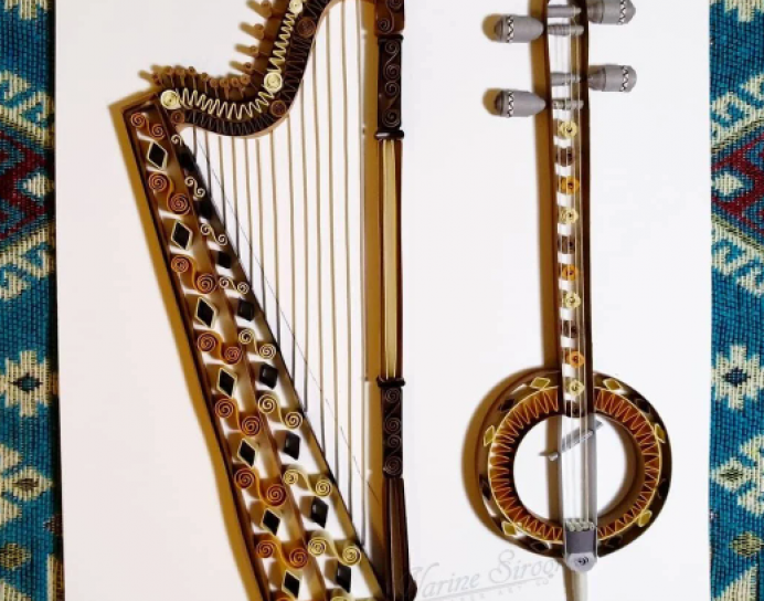 Armenian Musical Instruments Tavigh, Qamancha 