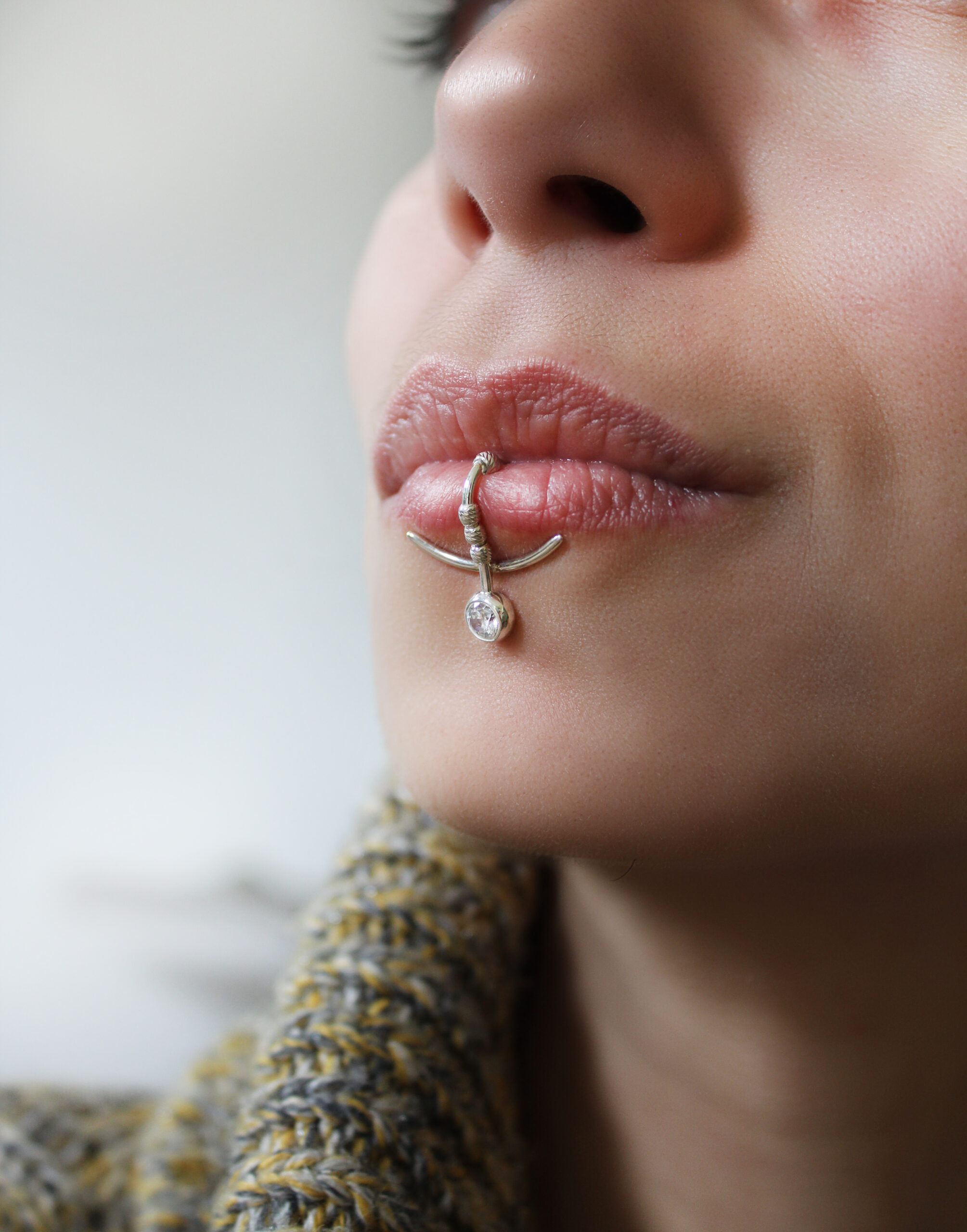 Fake Lip Piercing Septum Nose Ring | Lip Jewelry Non Pierced | Fake Nose  Piercing Y2k - Piercing Jewelry - Aliexpress