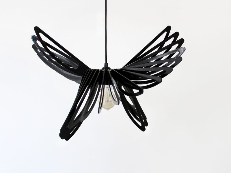 Pendant light fixture "Wings"