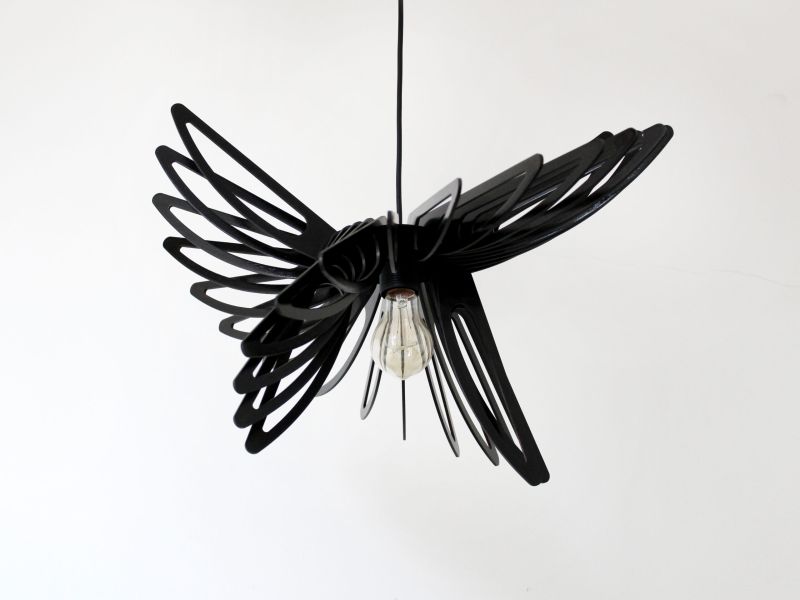 Pendant light fixture "Wings"