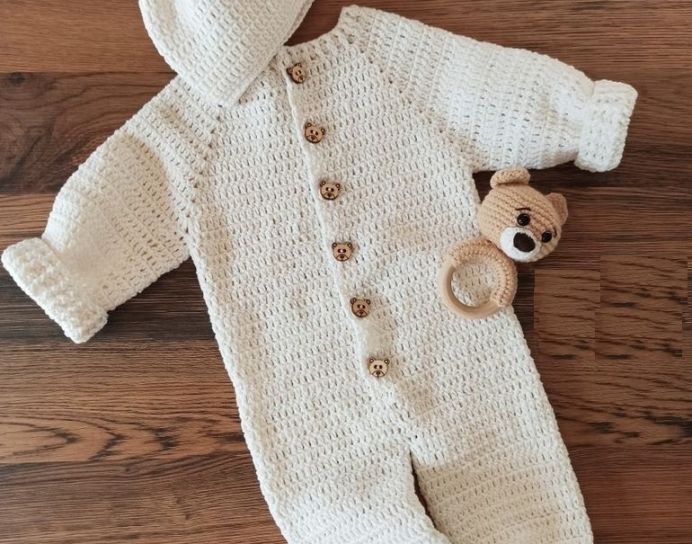 Baby crochet cotton clothes
