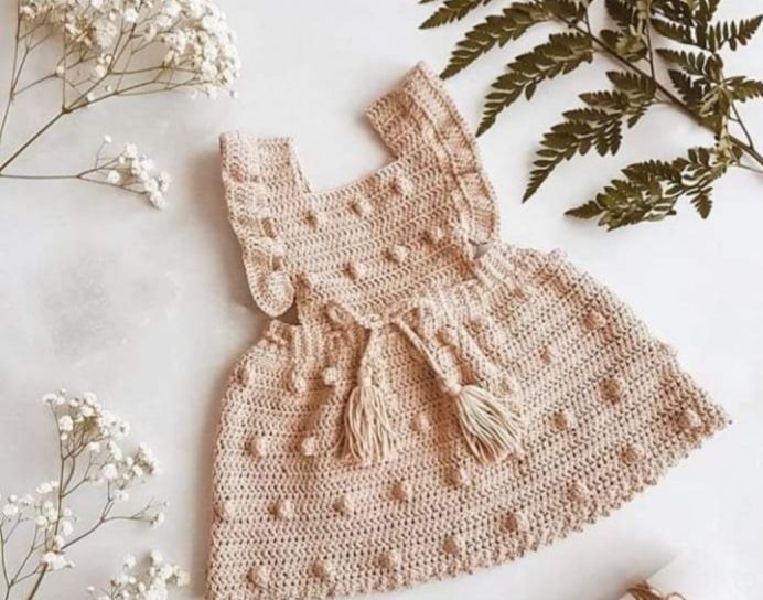 baby crochet dress
