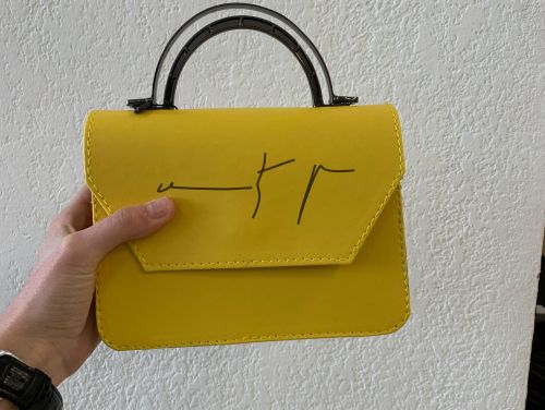 Handmade Bag «Սէր» Love | yellow