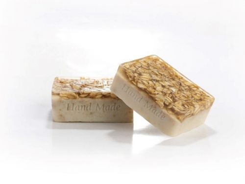 Soap based on Oatmeal and ostrich oil