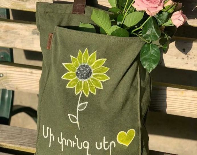 Tote bag "A bunch of love"