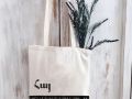 Annie Greg Handmade Eco Tote Bag - White