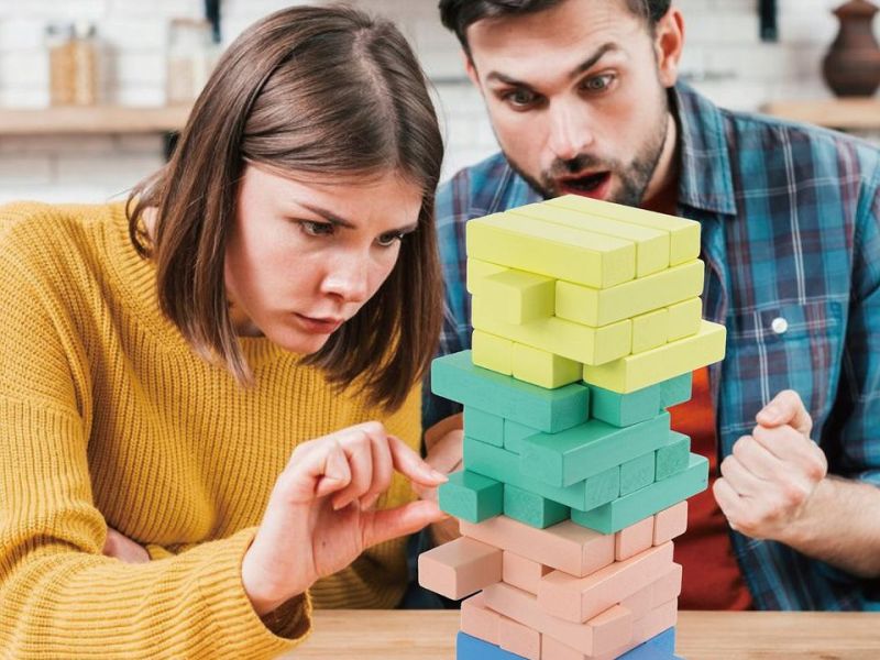 Tower Blox - Tumbling Dominoes & Dice