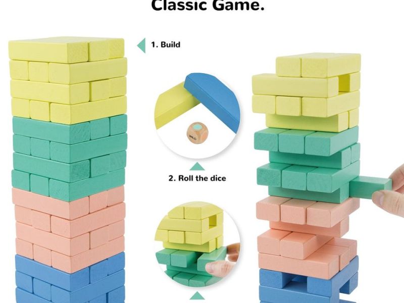 Tower Blox - Tumbling Dominoes & Dice