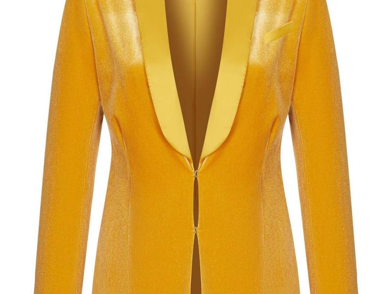 Men Elegant Luxury Golden Velvet Jacket Grooms Wedding Dinner Party Wear  Blazer - Etsy