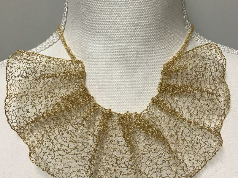 Goldfilled Precious Mesh Collar