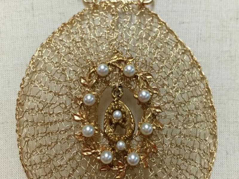 18K Goldfilled Precious Mesh Necklace 