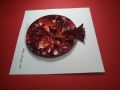 Armenian Pomegranate, Quilled abstract artwork