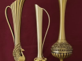 Classic Metal Alloy Jars – Vintage Decorative Vases