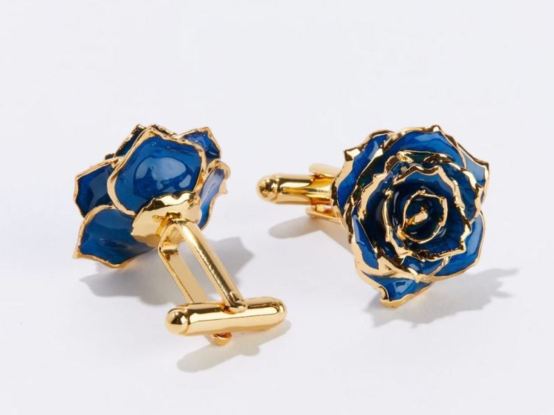 Real Rose Cuff Links | Eternal Rose 