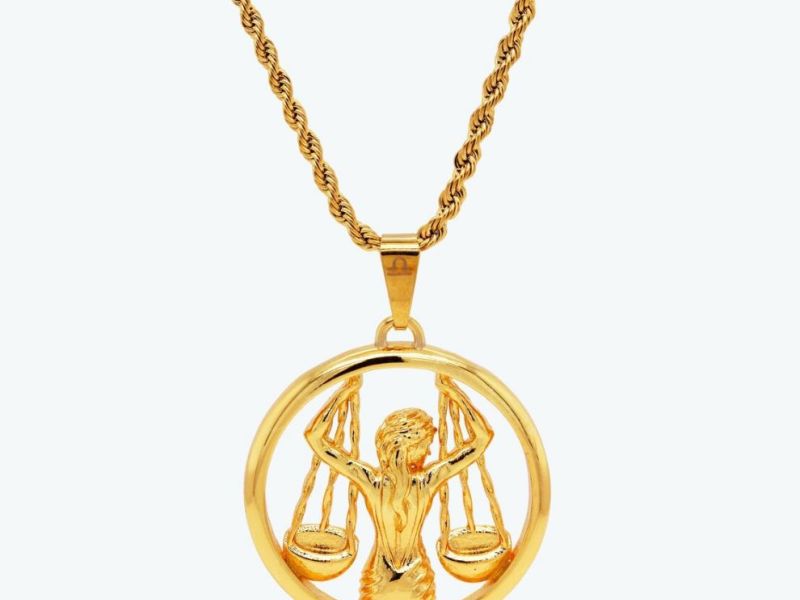 Eternal Rose - 24k Gold Plated Zodiac Collection - Eternally Libra