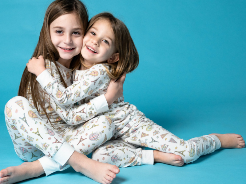 'One Day in Paris' Kids Pajamas