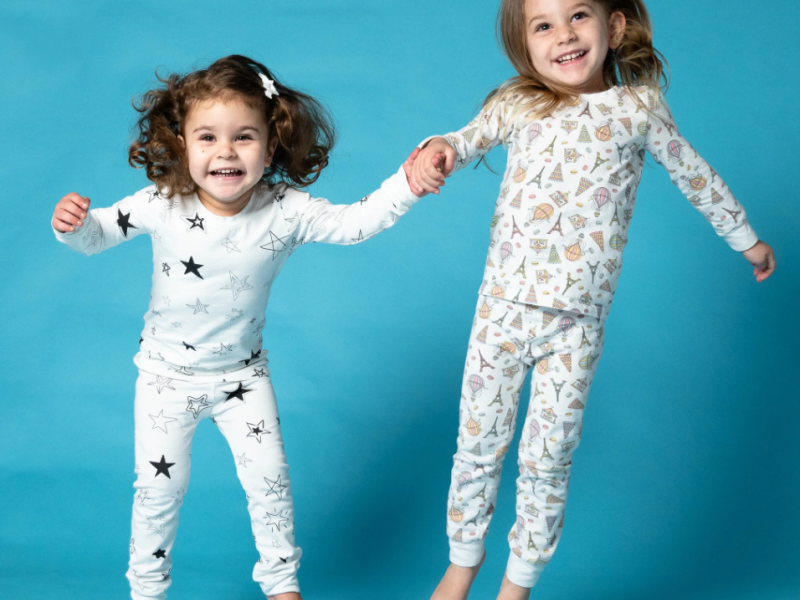 'One Day in Paris' Kids Pajamas