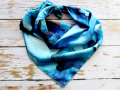 Bleu Square Scarf