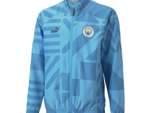 Manchester City F.C. Pre-match Blue Men's Soccer Jacket