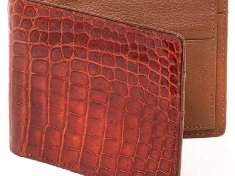 Crocodile Leather Wallet