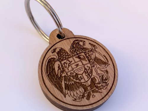 Armenian Coat of Arms Keychain