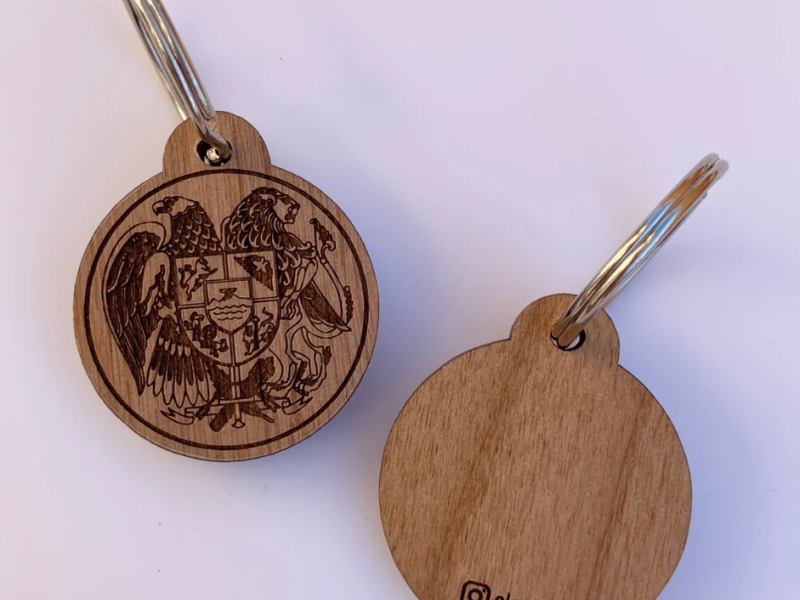 Armenian Coat of Arms Keychain