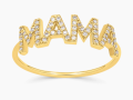 Diamond 'MAMA' Ring