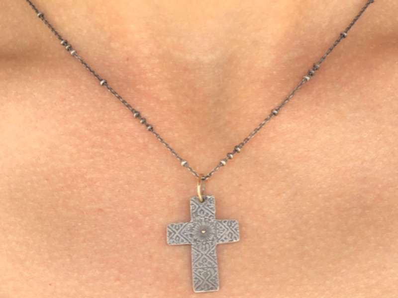 'Santa Barbara Losas Cross' Necklace