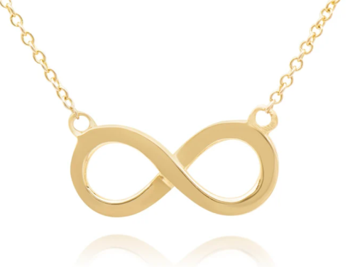 'Infinity' Necklace (14K Gold)