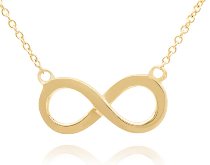 'Infinity' Necklace (14K Gold)