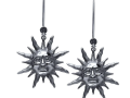 SUN FACE SILVER EARRINGS