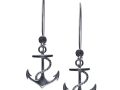 ANCHOR SILVER EARRINGS