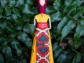 HANDMADE PAPER DOLL IN ARMENIAN NATIONAL COSTUME (TARAZ)