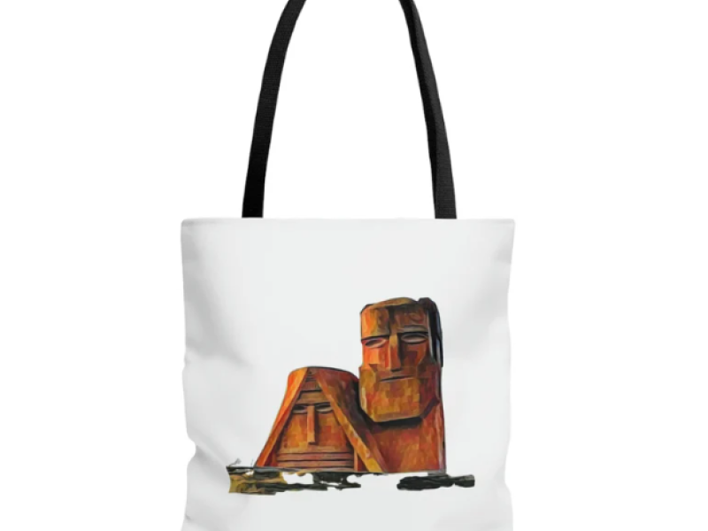 'We Are Our Mountains' Mountain View Tote Bag