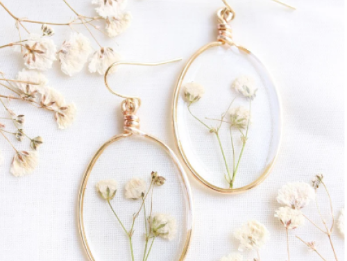 The Flora | Real Flower Earrings