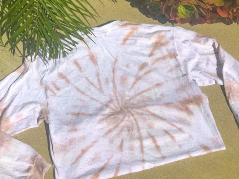 LATTE Tie Dye Cotton Long Sleeve Shirt