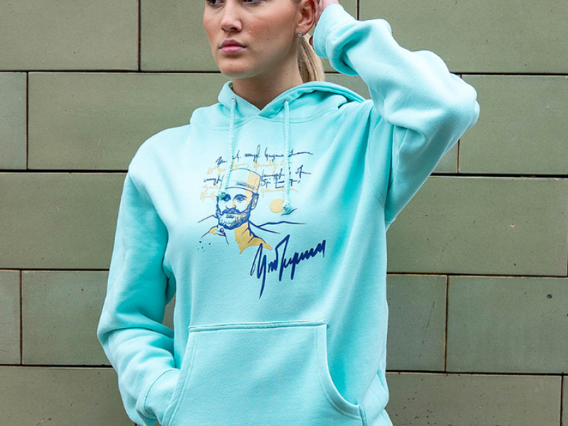 JAJURE Regular Fit Komitas Unisex Tahiti Hoodie