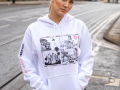 JAJURE Yerevan - Los Angeles Unisex White Hoodie