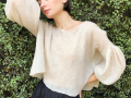 Sand Puff Sleeve Sweater