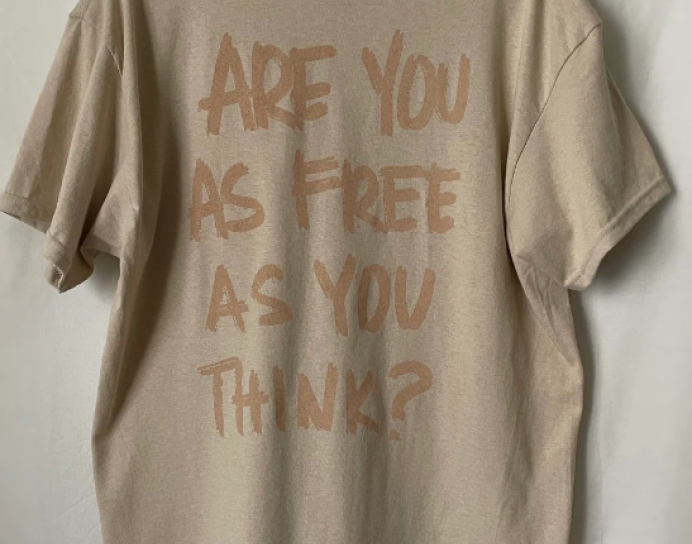 R U FREE? Oversized Tee