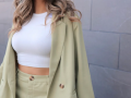 Lime Green Oversized Blazer